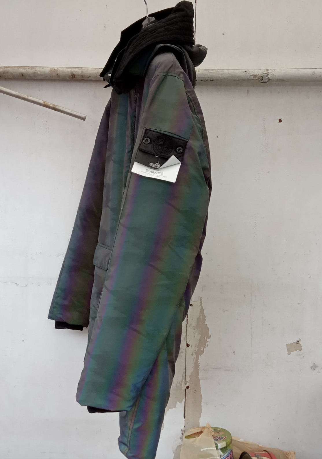 STONE ISLAND SHADOW PROJECT 2018 SCARABEO DOWN PARKA IRIDESCENT JACKET SZ MEDIUM image 3