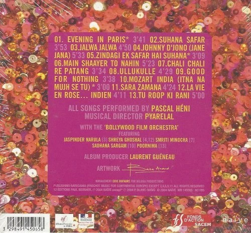 Pascal Heni - Pascal Of Bollywood - CD Album, Digipak, 13 Tracks, 2004 Naïve - Bild 2 von 2