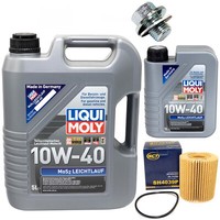 MotoröL Set 10W-40 6 Liter + ÖLfilter Sh 4039 P + Schraube FüR Toyota Corolla