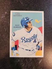 Alex Gordon 2010 Topps National Chicle Baseball Card #153 Kansas City Royals