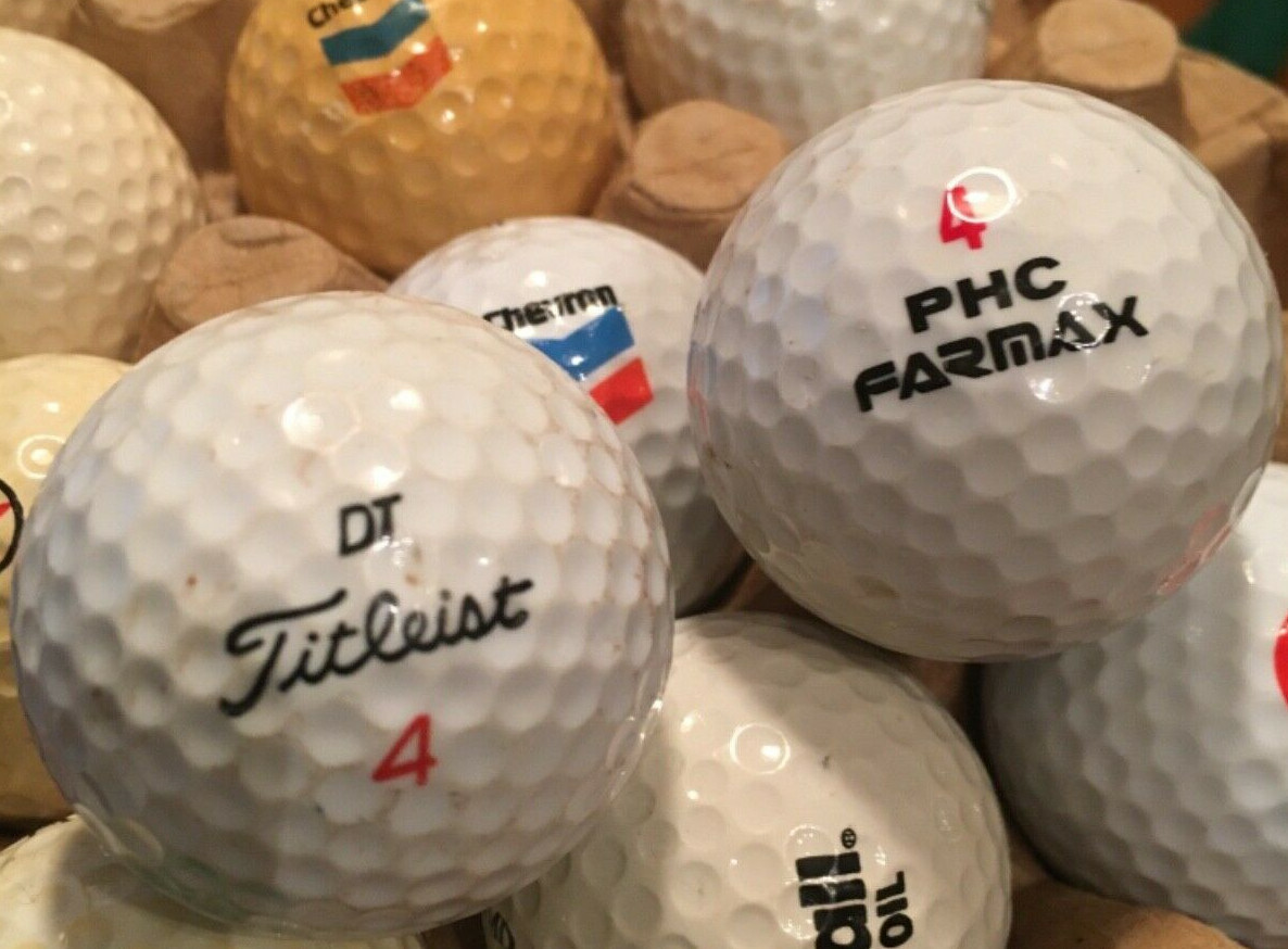 2) VINTAGE Logo Golf Balls. ... " EXXON "   2  the price of one !        GAS