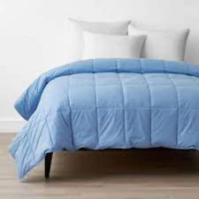 The Company Store Company Essentials Down Alternative Comforter-Twin- Ocean Blue