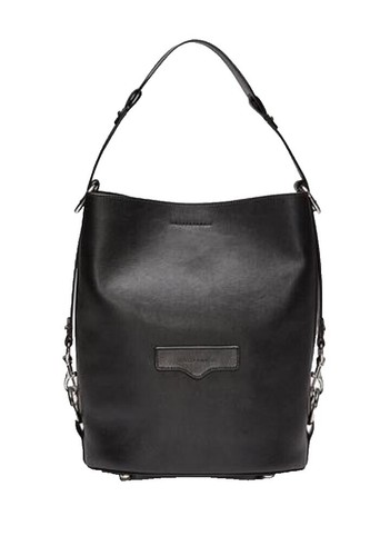 Rebecca Minkoff Backpack Black Leather with gold zippers | eBay display picture 1