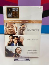 The Last King of Scotland/Master and Commander/Wall Street (DVD, 2010, NEW