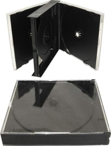 KEYIN Black Quad 3 Disc CD Jewel Case - Premium, 3cd jewel box