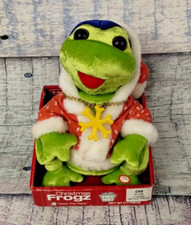New Gemmy Christmas Frogz Hip Hop Animatronic Holiday Frog CVS Plush Toy Vintage