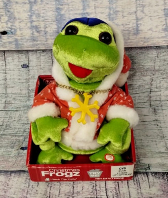 New Gemmy Christmas Frogz Hip Hop Animatronic Holiday Frog CVS