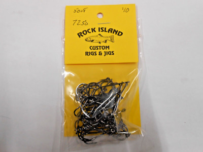 VMC Spinner Bait Hooks Black Nickel # 7250 50 ct Choice of sizes