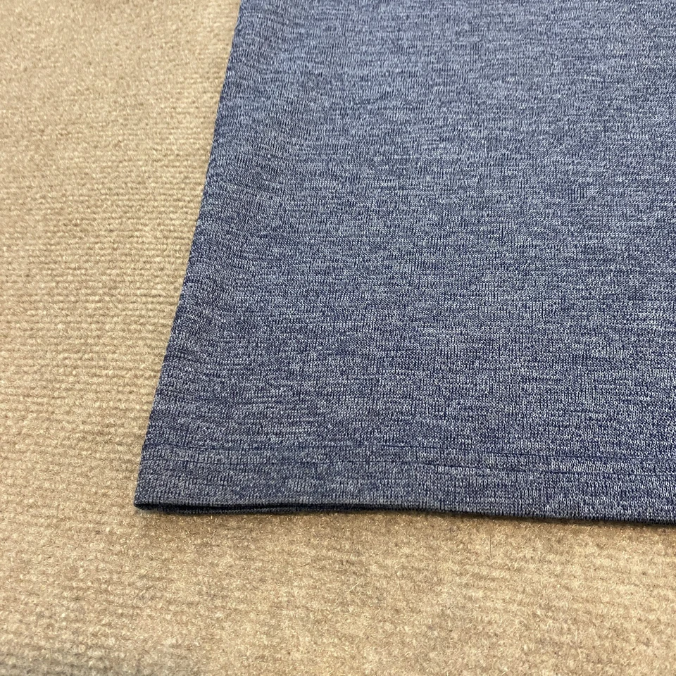 Suéter Callaway Para Hombres XXL Azul Rendimiento Elástico Pullover 1/4 Botón Golf Foto 4 de 4