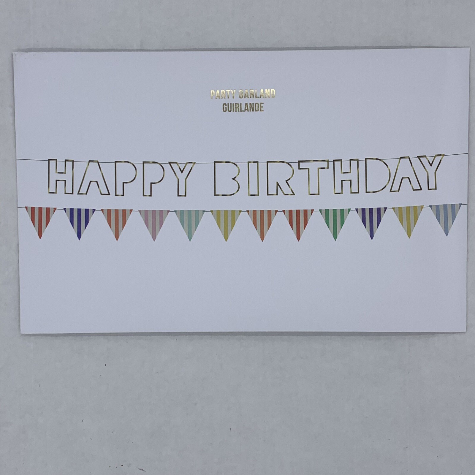 Meri Meri Sign New Meri Meri Happy Birthday Garland Sign Party Banner New In Package ...
