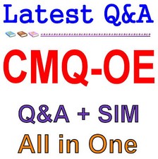 ASQ Manager of Quality/Organiz ational Excellence CMQ/OE CMQ-OE Q A SIM