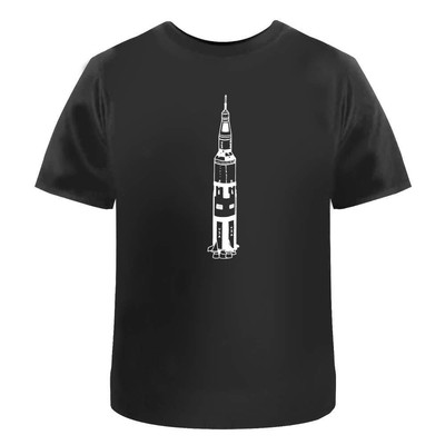 'Apollo 11 Rocket' Men's / Women's Cotton T-Shirts (TA024747)