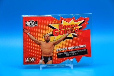 2022 Upper Deck SkyBox Metal Universe AEW Bonzo Gonzo Die Cut Inserts