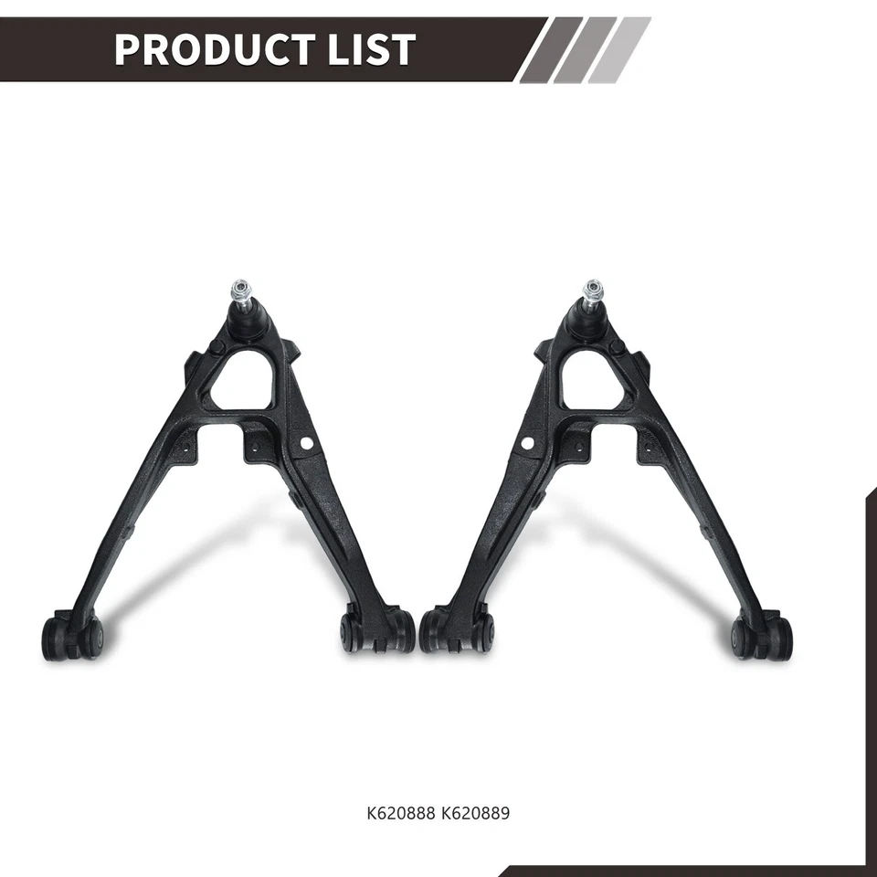 Brazo de control inferior delantero rótula apto para 2007-2015 Escalade Chevrolet Tahoe Yukon Foto 3 de 4