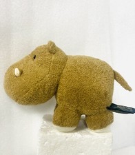 Russ Hippo Hippopotamus Brown Wellesley Plush Stuffed Animal 8  