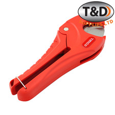 Timco Pipe Shears 0-26mm – Plastic Pipe Cutter w/ V-Shape Blade for DIY&Plumbing