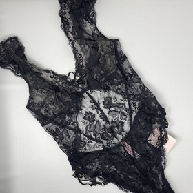 Agent Provocateur Essie Black Bodysuit AP3 Medium NWT