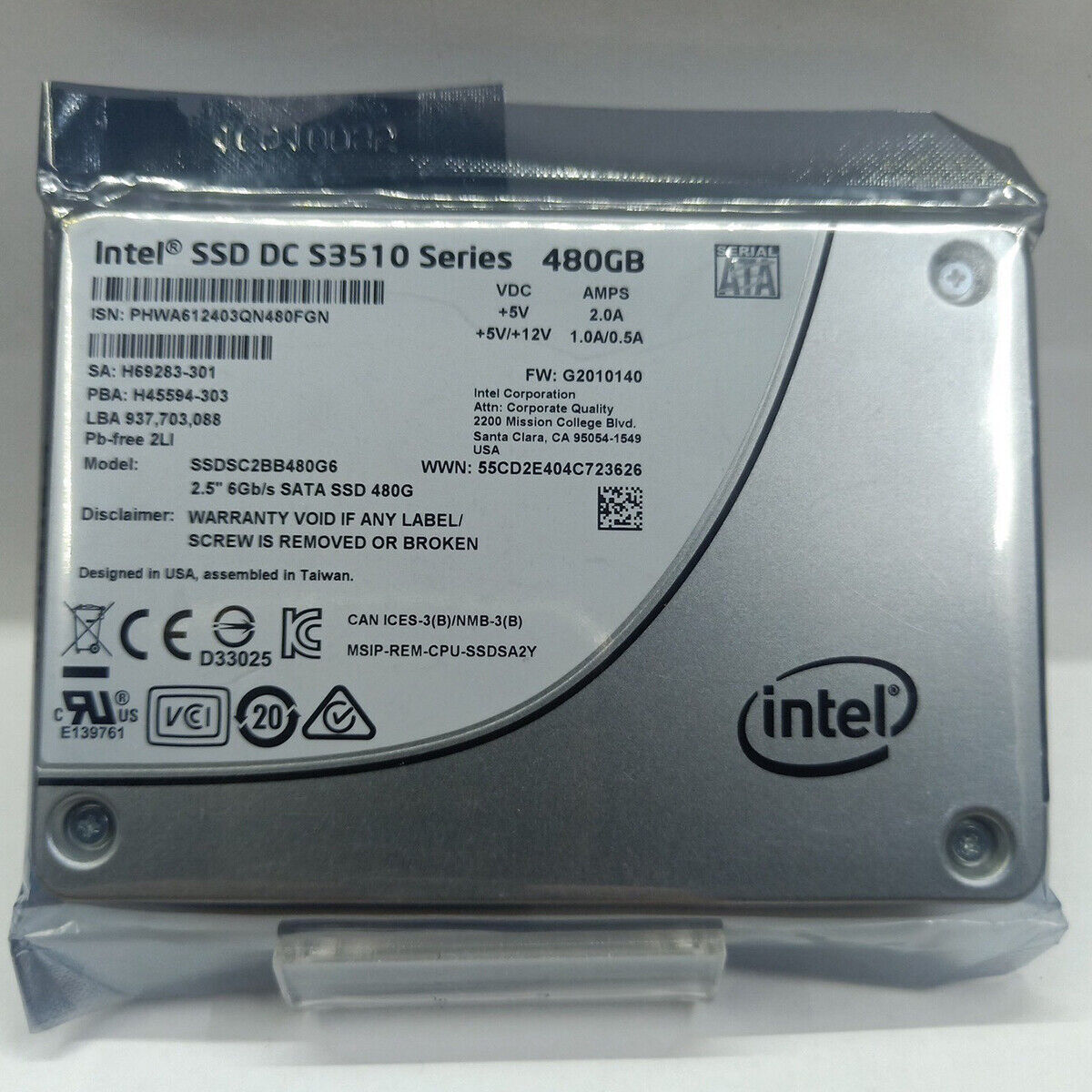 Intel SSD DC S3510 800GB 2.5インチ Intel SSD DC S3510 800GB 2.5インチ 【公式通販】