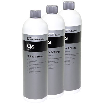 3 x 1 Liter Koch Chemie Allround Finish Quick Shine Reiniger Pflege Versiegler