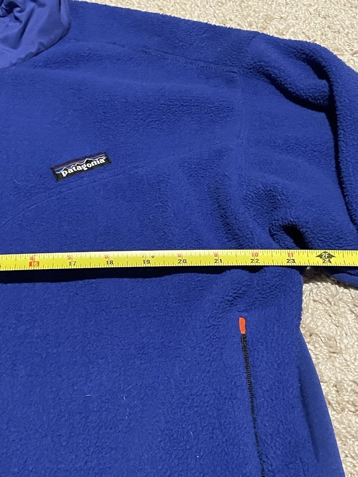patagonia vintage polartec regulator full zip fleece made in usa jacket