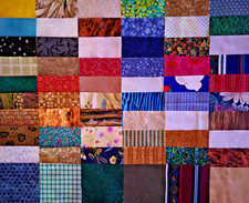 60 pcs. of 4 X 4 Quilting Charm Squares All 100 Cotton NN