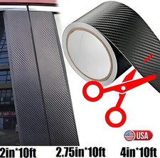 Car Carbon Fiber Vinyl Film Sticker Door Sill Scuff Anti Scratch Tape Protection