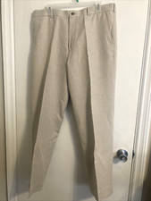 Perry Ellis Men  s Pants 36x32 Linen Blend Pockets Casual Wear 1340