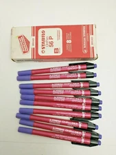 Stabilo OHPen 56P Broad #55 Purple Overhead Projection Permanent Marker 10 Mkrs