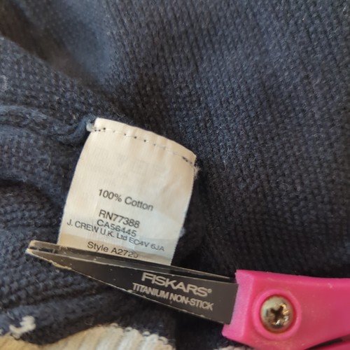 MADEWELL Inlet Cardigan Sweater Black White Stripe Button Down Size XS - Picture 11 of 11