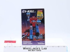 Cy-Kill 021 CAS GRADED 80 Super Go Bots 1984 Tonka Action Figure NEW