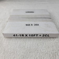 41 Roller Chain 10 Ft 1/2 Inch Pitch 41-1R with 2 Connecting Links New Sealed