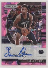2020-21 Panini Prizm Draft Picks Prospect Pink Ice Lamar Stevens #PA-LS Auto 0c2