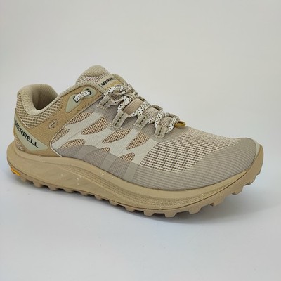 Merrell Antora 3 Women's Size 7 Sneakers Mesh Oyster Vibram Trail J067744