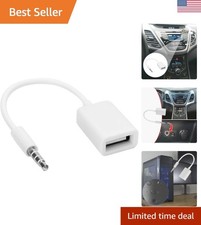 USB to 3.5mm Aux Adapter for Car Audio Systems - Plug  Play Convenience