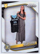 2025 Panini Prizm WNBA #85 Ajsa Sivka Silver Prizms