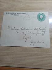 Großbritannien 1917 Briefumschlag B19c x Zagreb Pracht