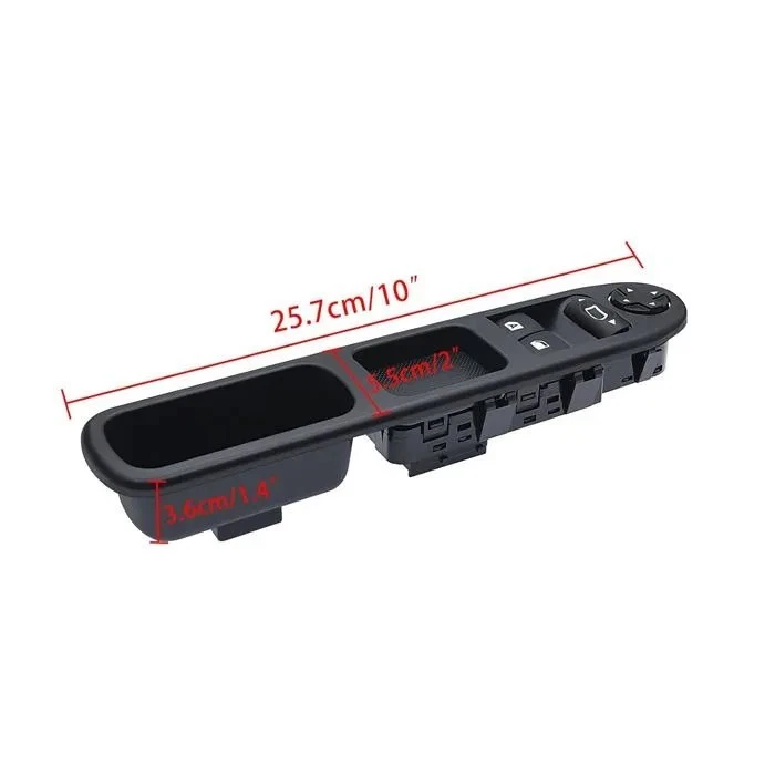 2 front left and front right window lift plates for Peugeot 207 Citroen - Image 4 of 4