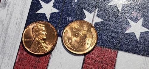 1958 Lincoln cent -BU   "FREE SHIPPING"