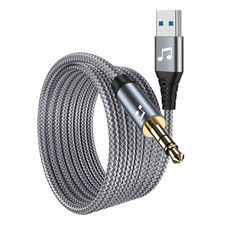 Adaptador De Conector De Audio USB a 3.5 Mm De 6 Pies Para Altavoz