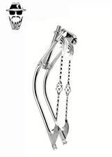 ORIGINAL LOWRIDER 26" Bent 1" Chrome Suspension Fork Cage Wing Square Twist Bars