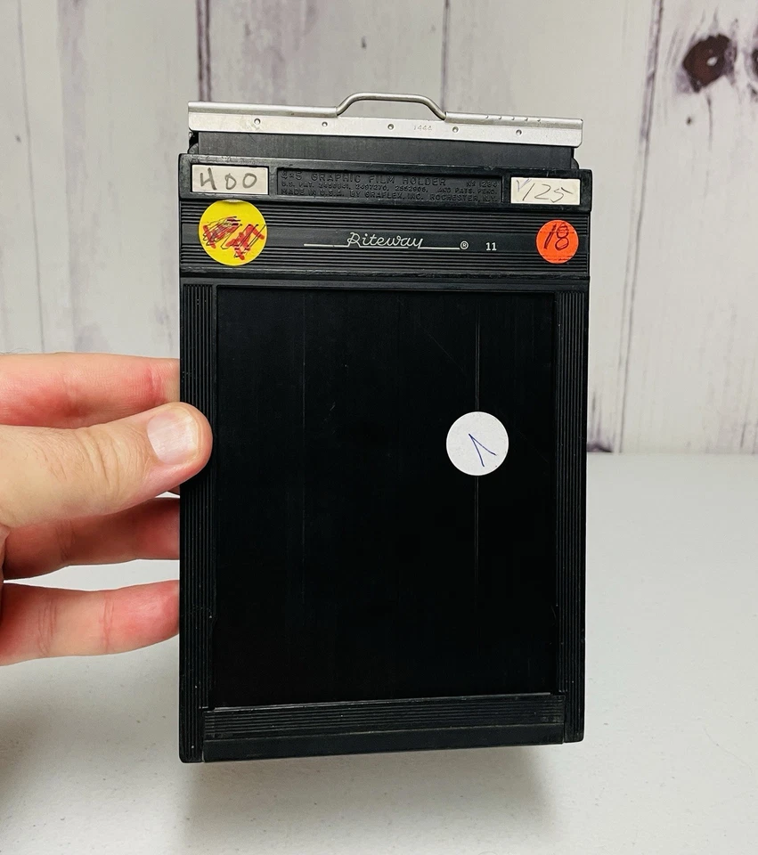 Riteway 4x5 Graphic Film Holder Graflex Rochester NY No 1284 - Image 2 of 3