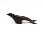 Carved Ironwood Sea Lion Seal Statue Figurine Indians Polished Mexican SBS4 — photo 1