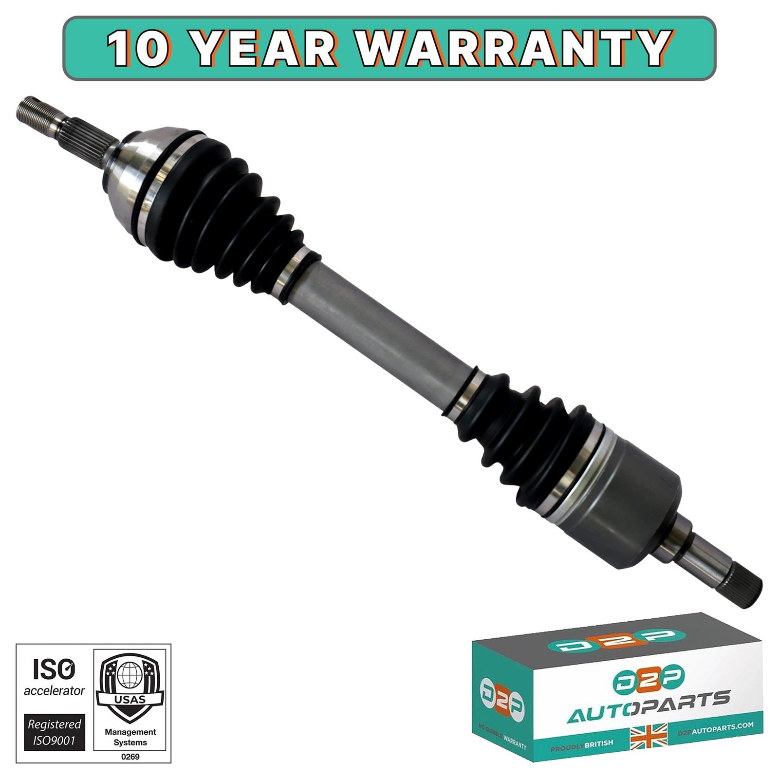FRONT LEFT DRIVESHAFT FOR CITROEN C5 C6 DISPATCH DS5 PEUGEOT 407 508 EXPERT RCZ