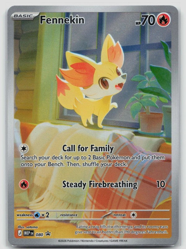 Fennekin - 080 (NM) - ME: Mega Evolution Promo - Promo - Pokemon TCG