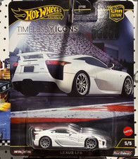Hot Wheels Premium 2025 Lexus LFA Car Culture Timeless Icons White Combined Post