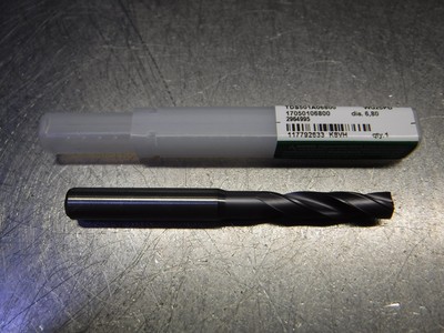 Widia 6.80mm 2 Flute Coolant Thru Carbide Drill TDS501A06800 WU25PD (LOC106)