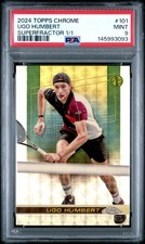 Marketplace image: 2024 TOPPS CHROME TENNIS SUPERFRACTOR 1/1 #101 UGO HUMBERT 1/1 PSA 9