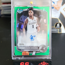 Topps 2025-26 Bowman Chrome Basketball Jason Edwards CPA-JE Auto 69/99