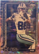 CEE DEE LAMB 2025 Topps Chrome Football NFL Pulsar #76 - Dallas Cowboys SP