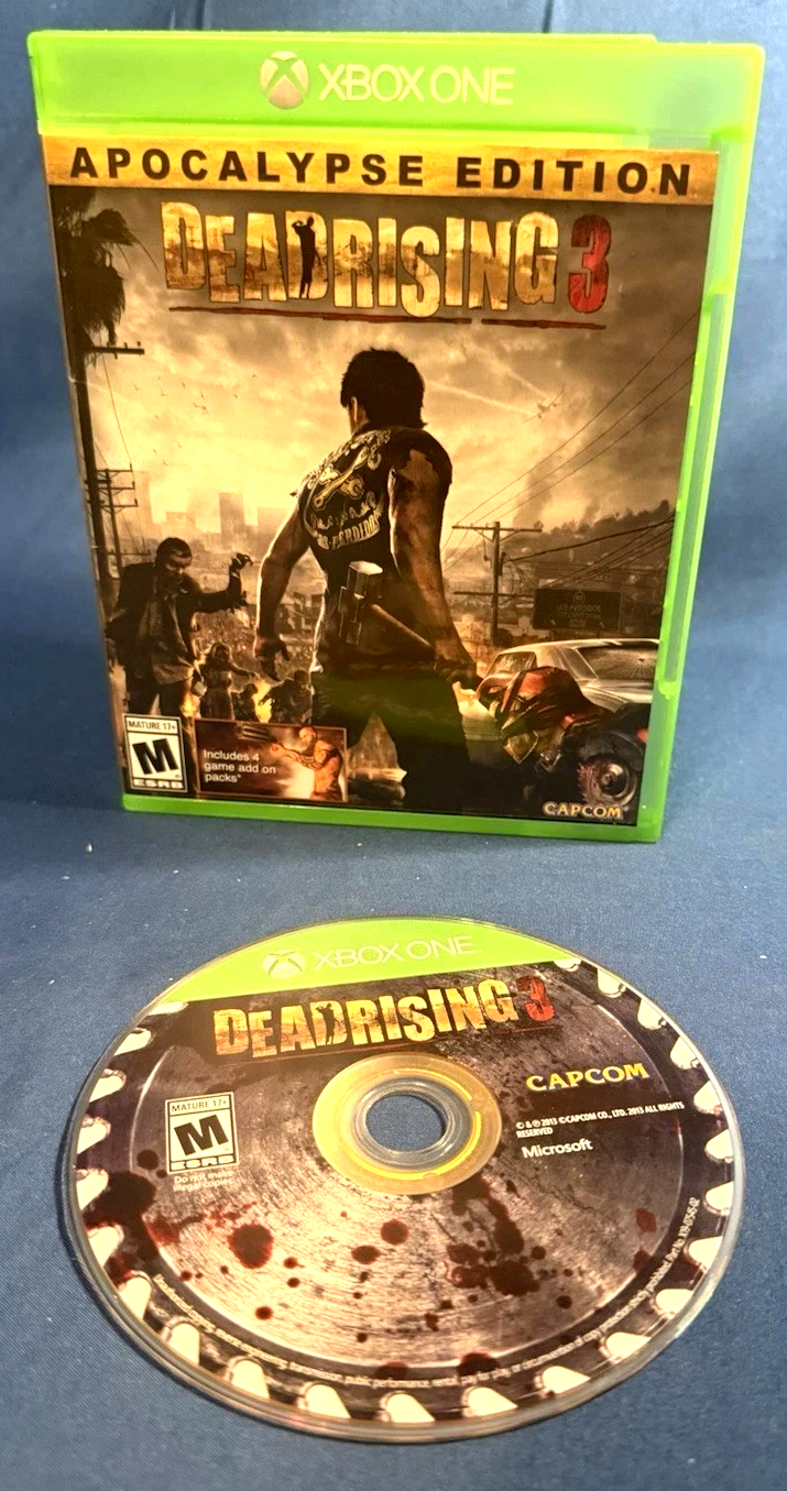 Apolalypse Rising Dead Rising 3 Apocalypse Edition Xbox One Game Capcom Zombie Case Disc ...